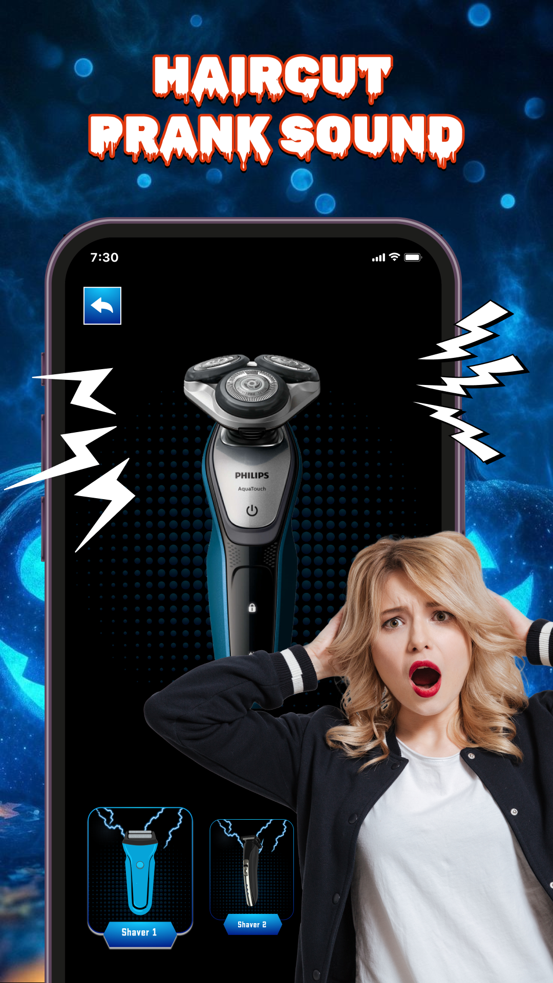 اسکرین شات 6 برنامه Electric Stun Gun Simulator