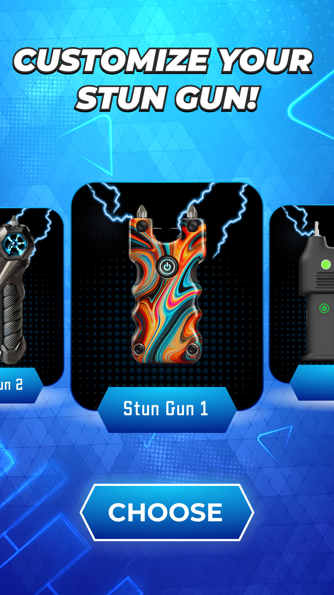 اسکرین شات 4 برنامه Electric Stun Gun Simulator