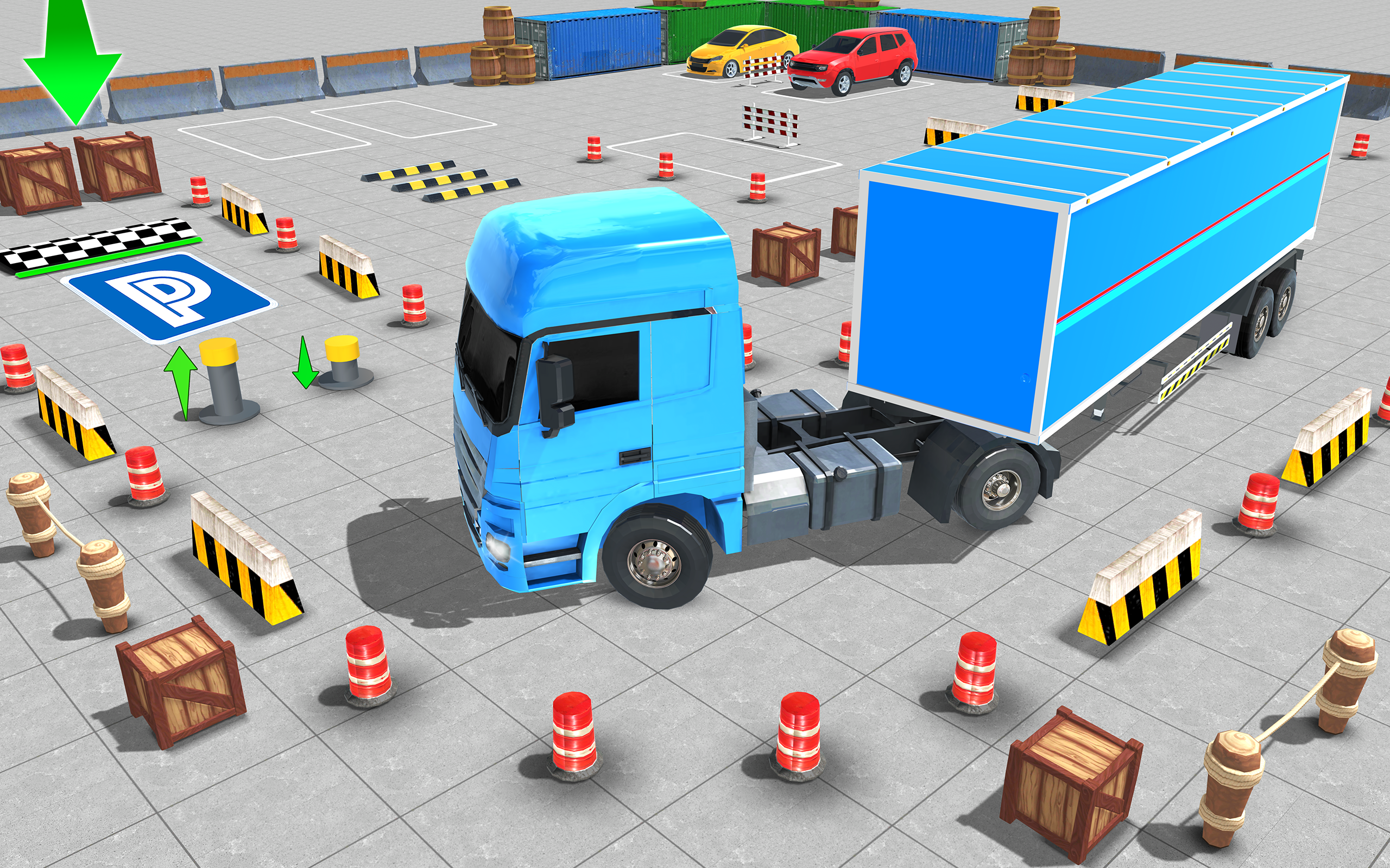 اسکرین شات 4 بازی Real Euro Truck Parking Games