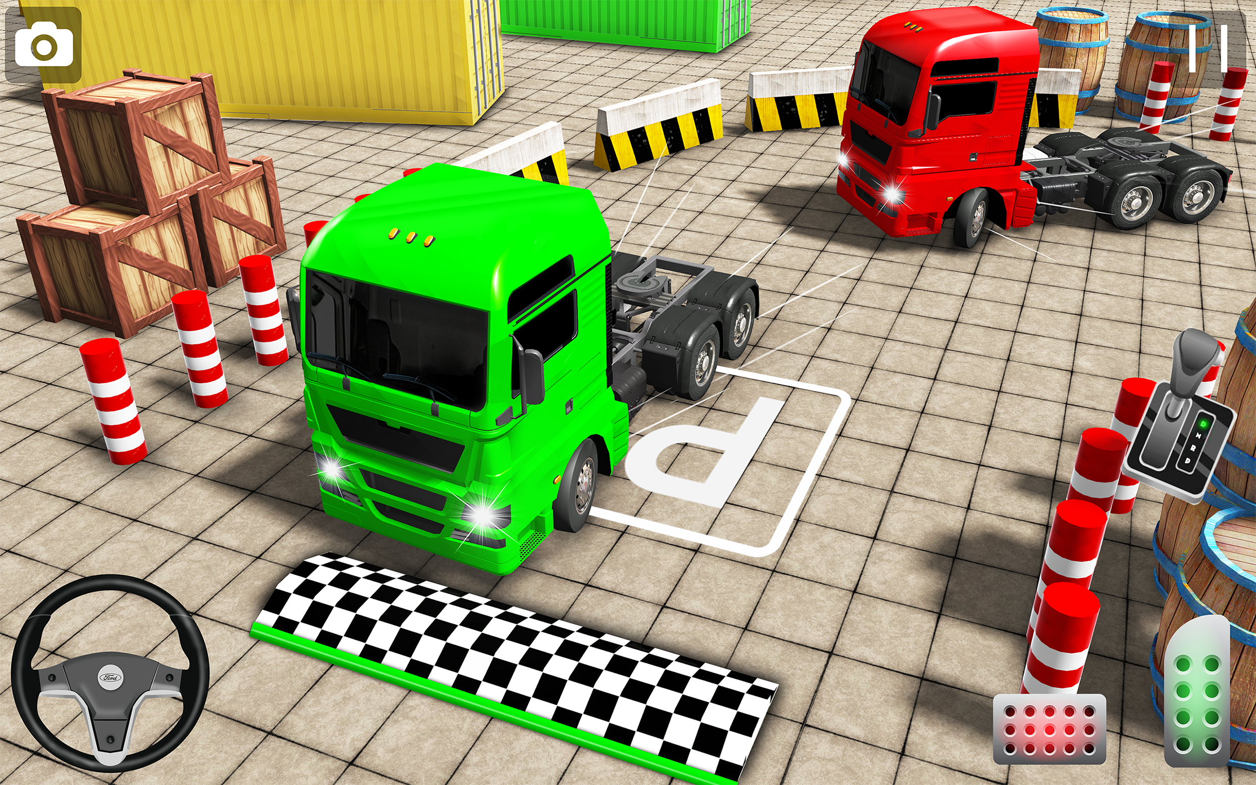 اسکرین شات 3 بازی Real Euro Truck Parking Games