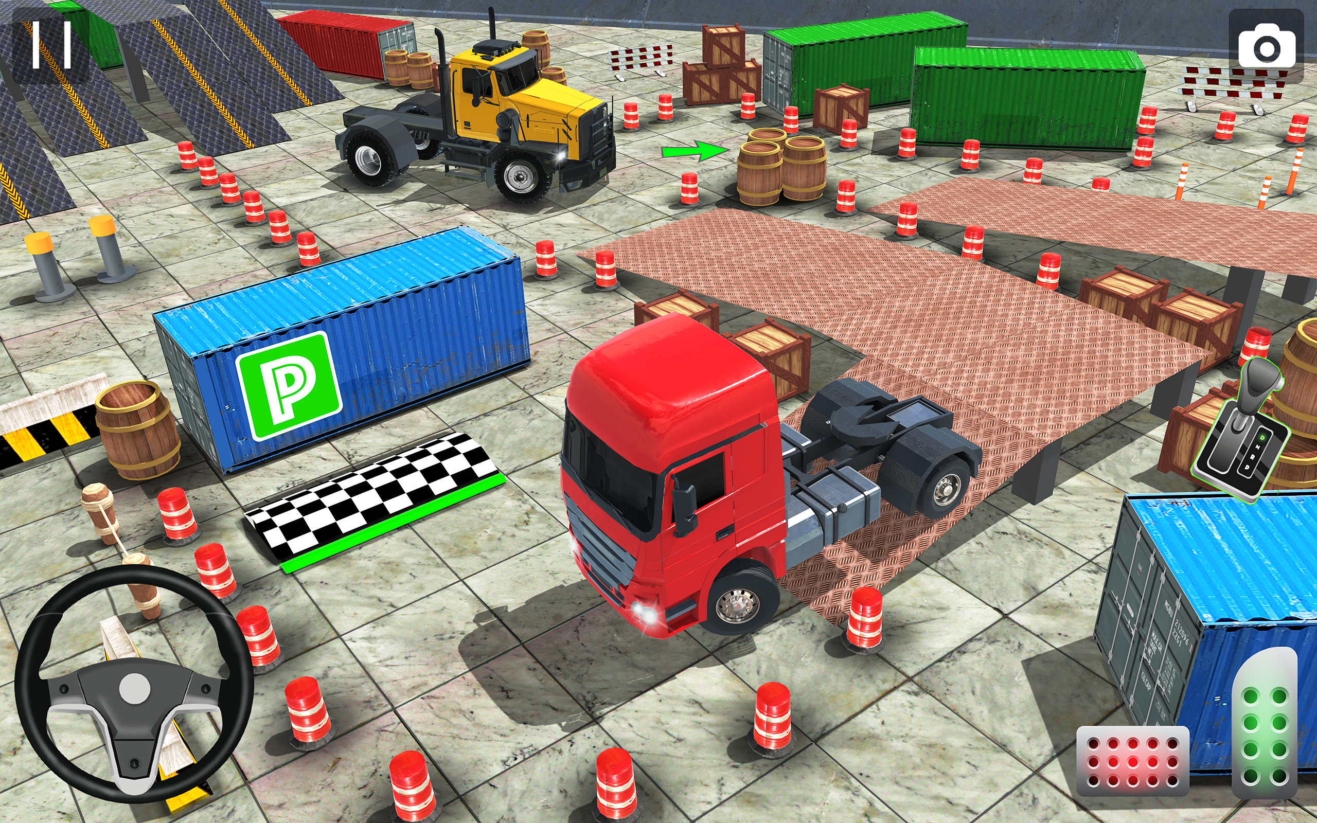 اسکرین شات 2 بازی Real Euro Truck Parking Games