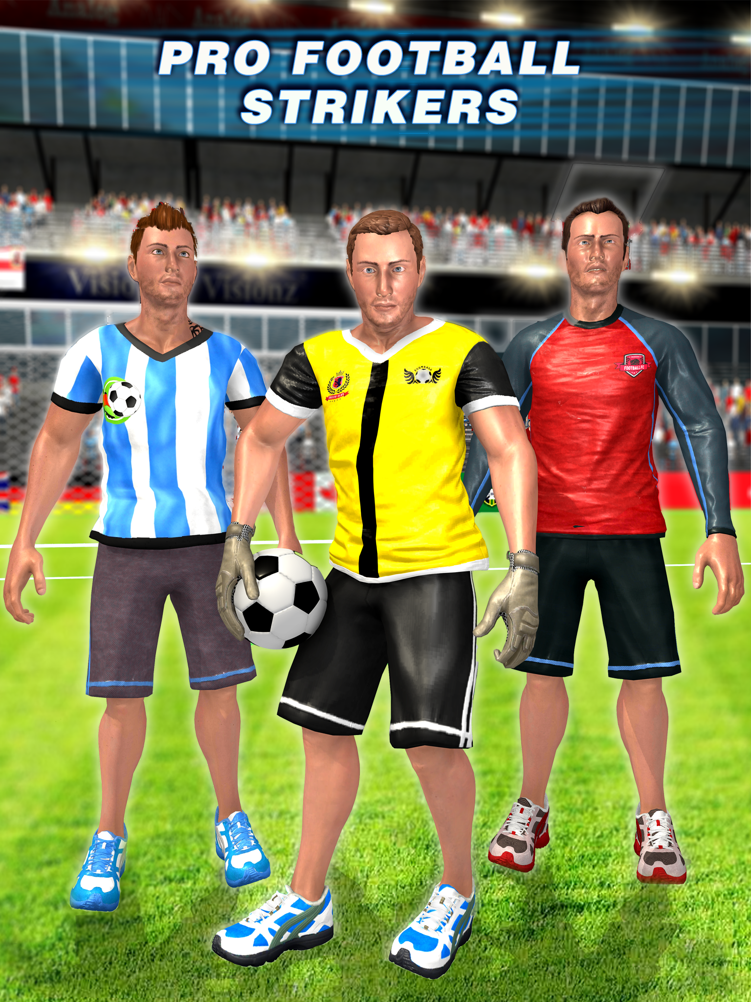 اسکرین شات 3 بازی Real Football Soccer Strike 3D