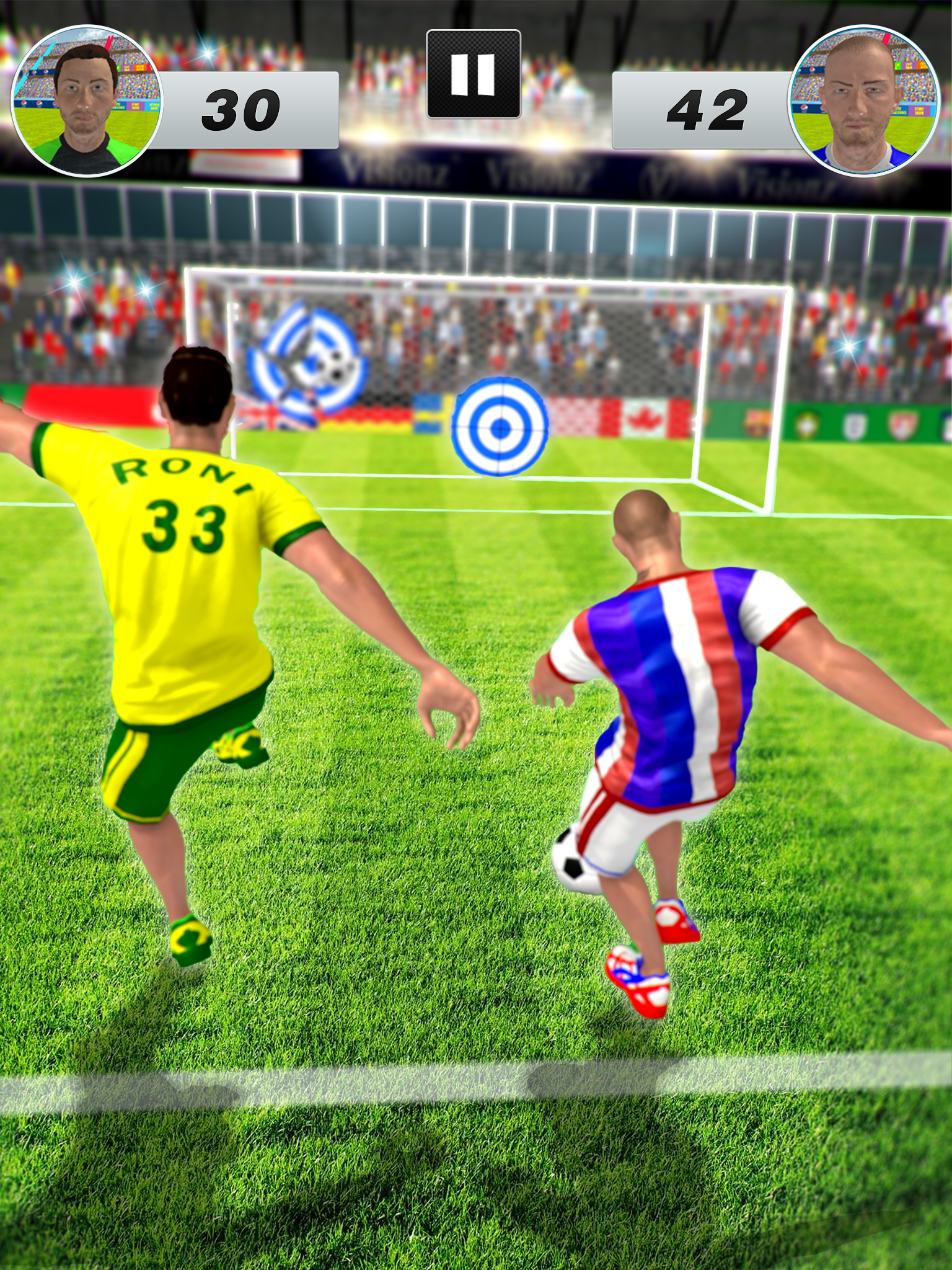 اسکرین شات 2 بازی Real Football Soccer Strike 3D