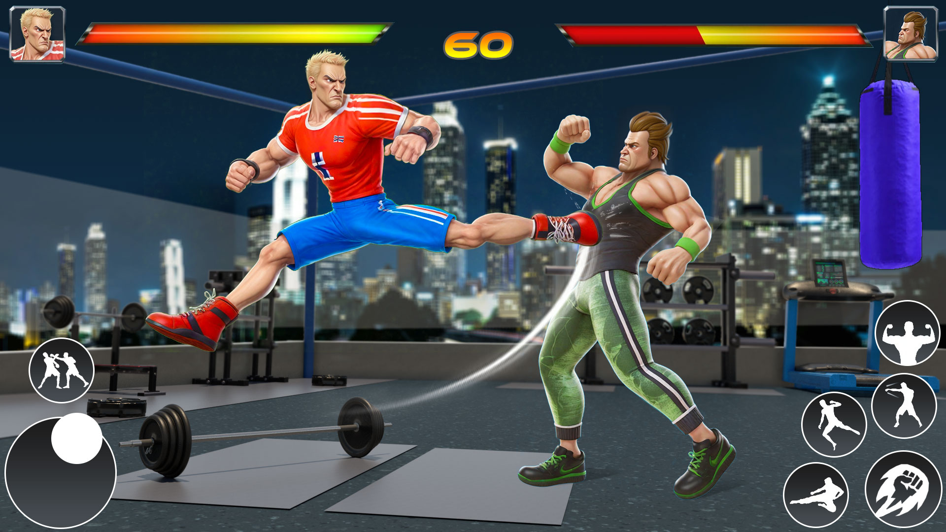 اسکرین شات 3 بازی Real Fighting Games: GYM Fight