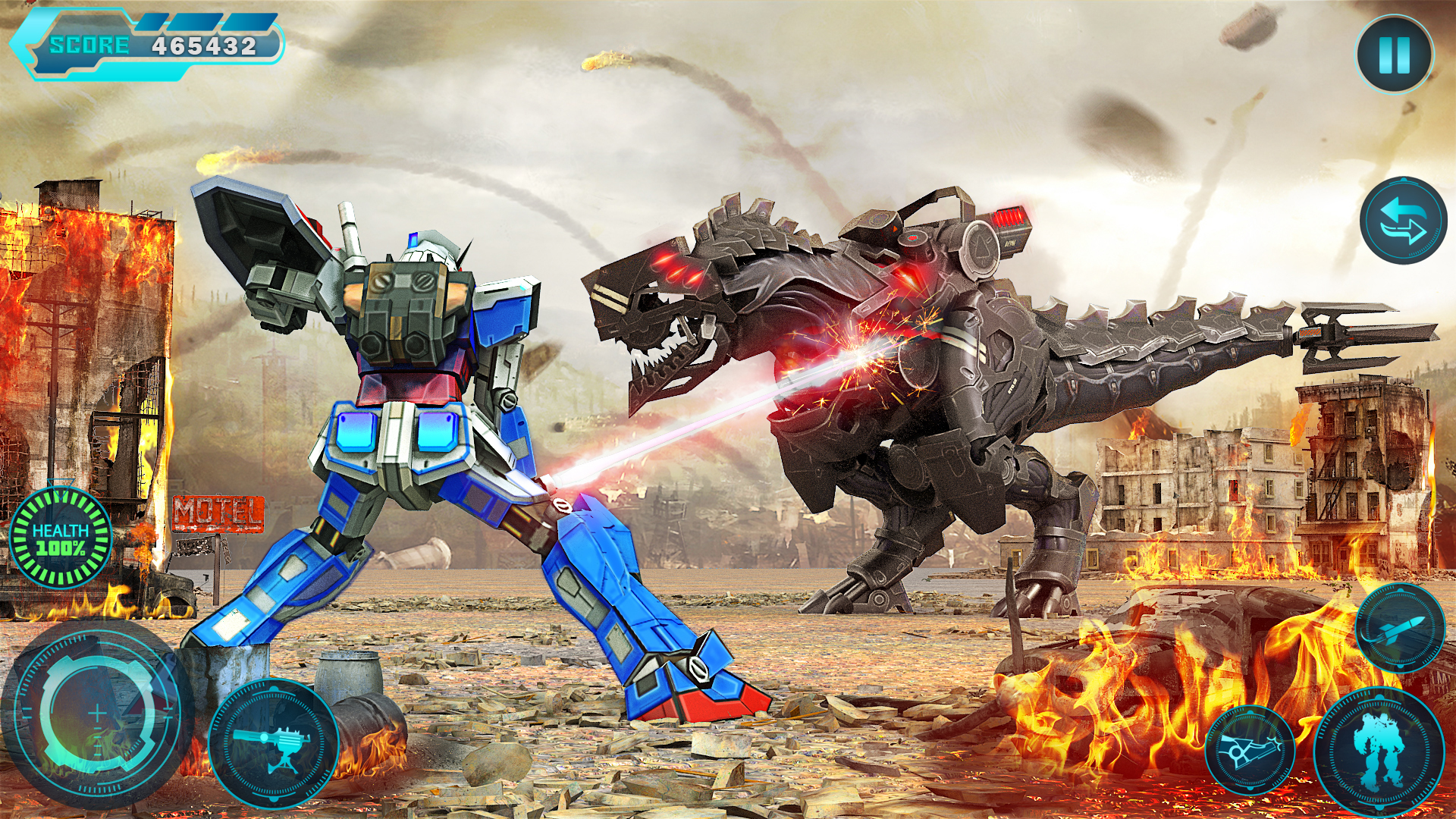 اسکرین شات 6 برنامه Robot Transform Shooting Game