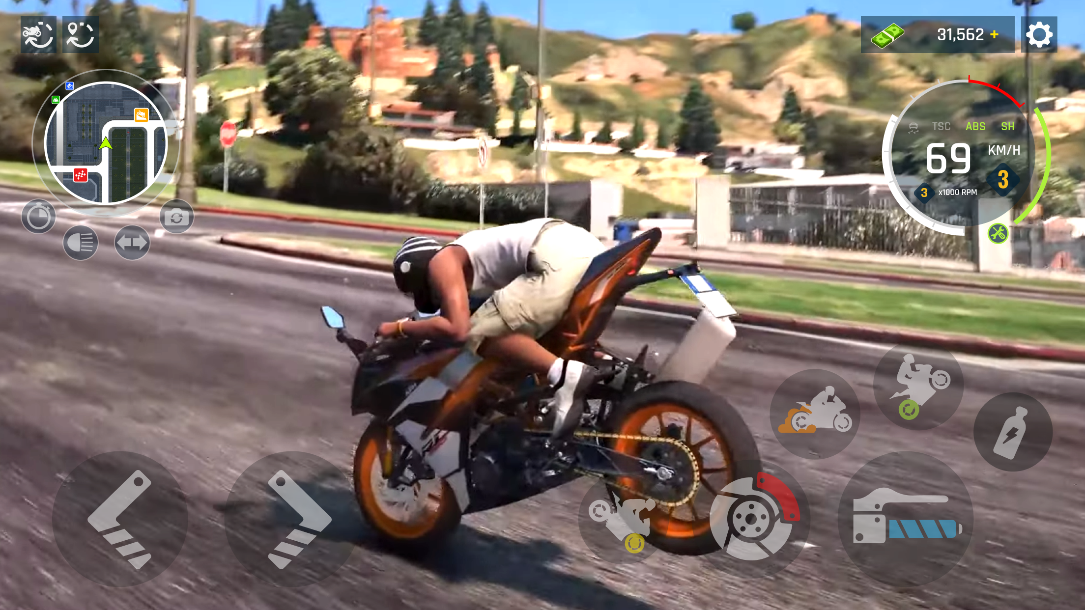 اسکرین شات 6 بازی Real Motocycle Driving Game 3D