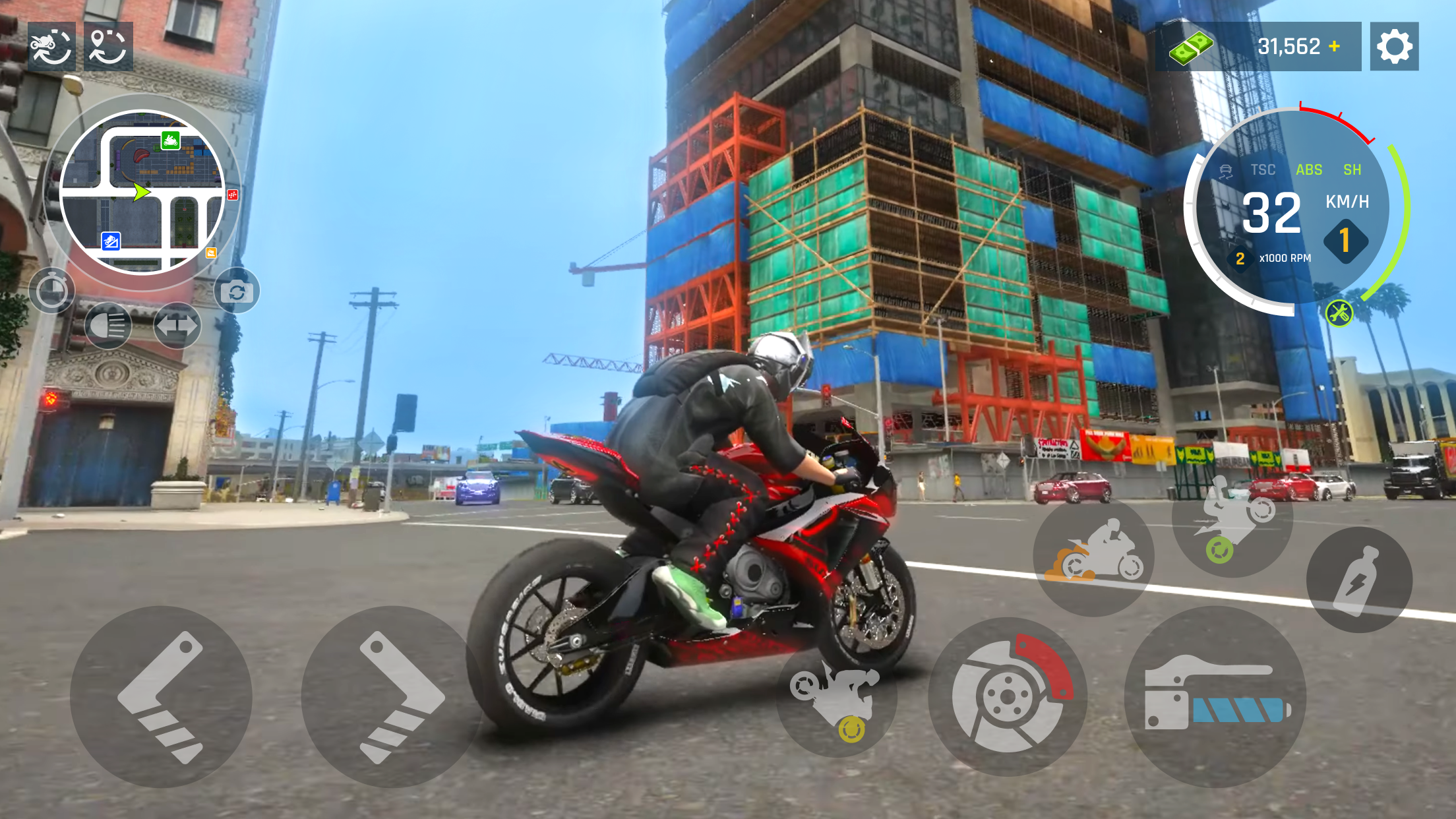 اسکرین شات 2 بازی Real Motocycle Driving Game 3D