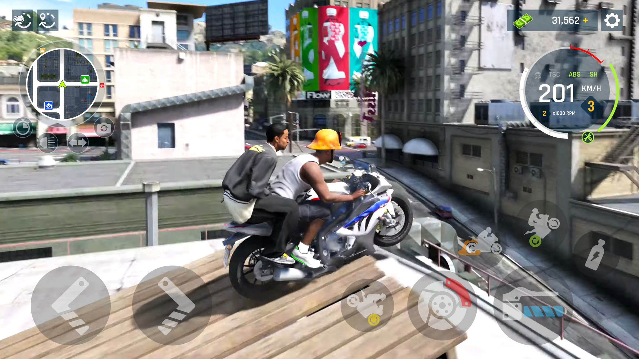 اسکرین شات 5 بازی Real Motocycle Driving Game 3D