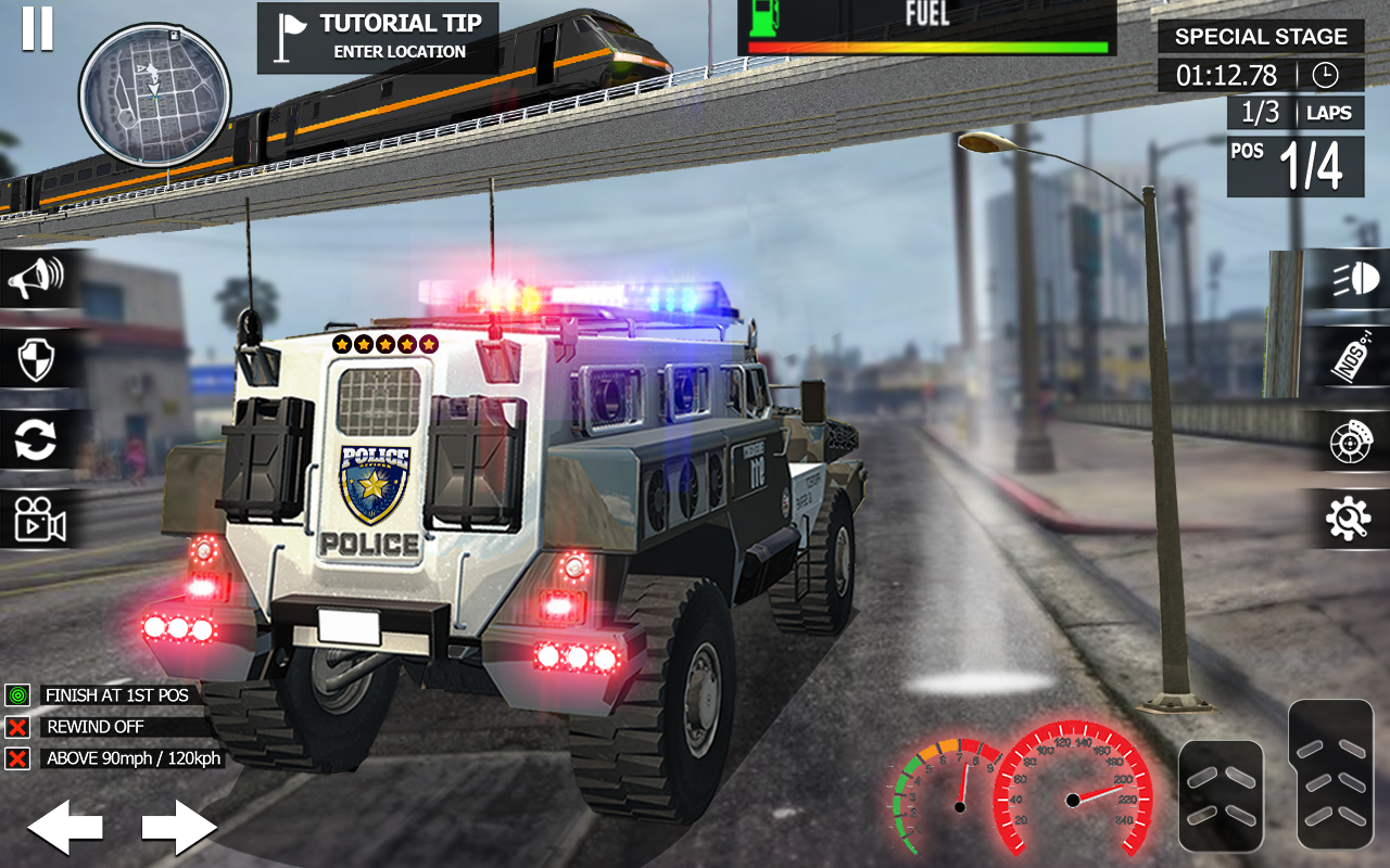 اسکرین شات 5 برنامه US police Cars Transport truck