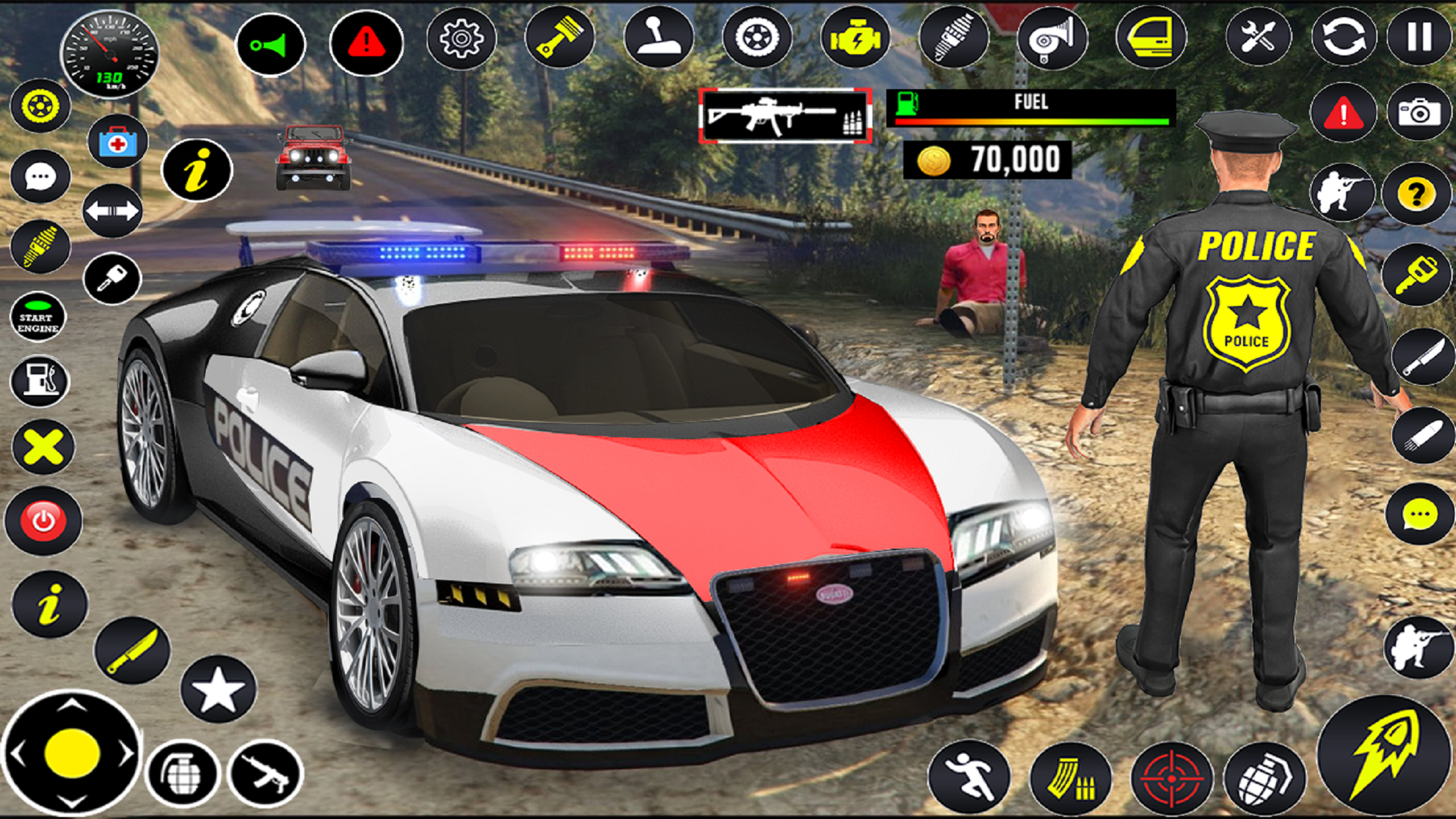 اسکرین شات 3 برنامه US police Cars Transport truck
