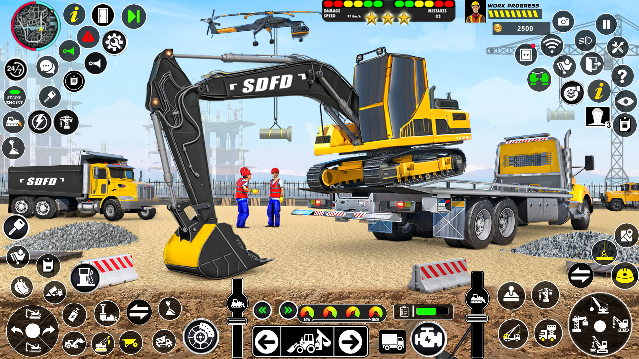 اسکرین شات 4 برنامه Grand Snow Excavator Simulator