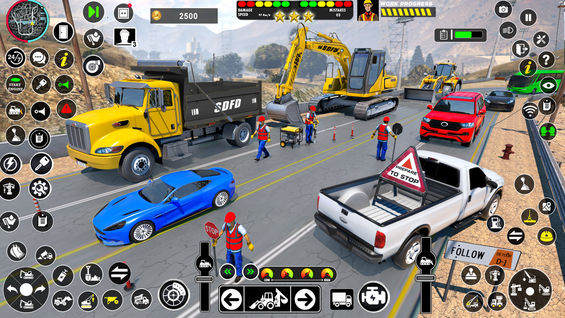 اسکرین شات 5 برنامه Grand Snow Excavator Simulator