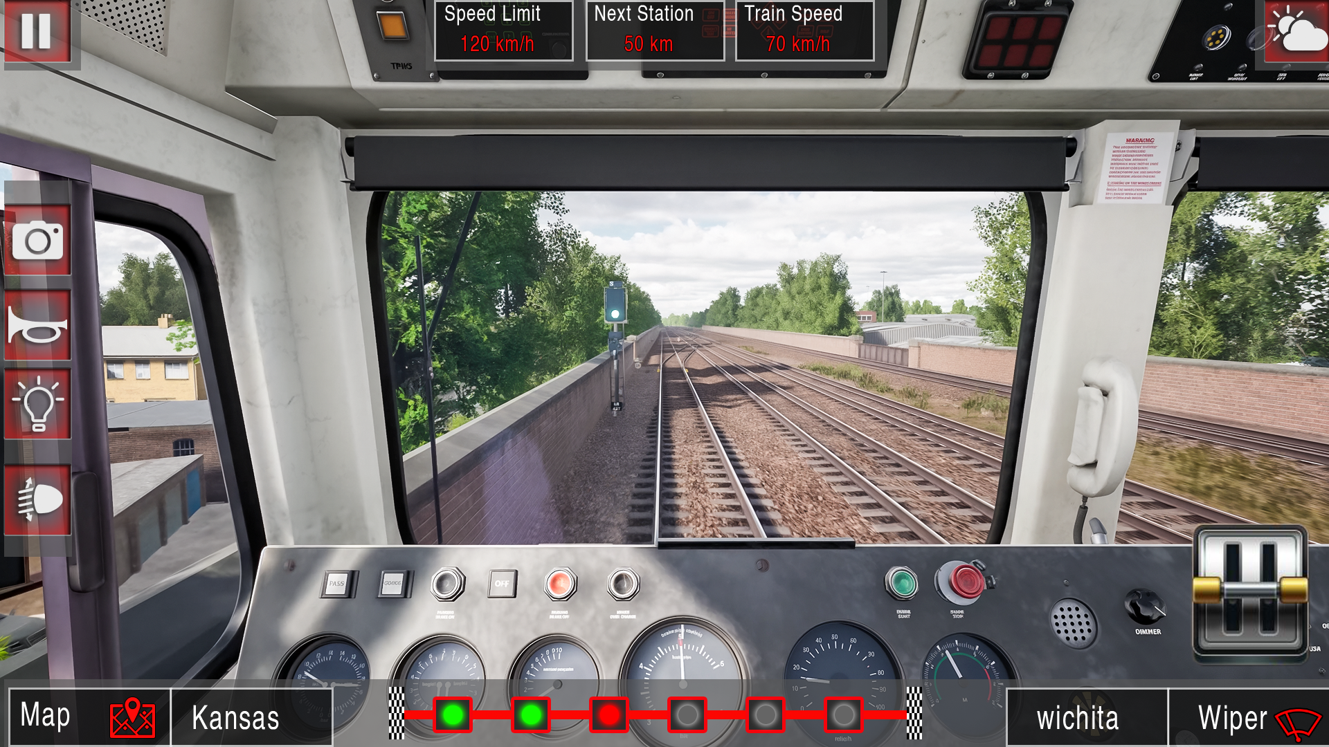 اسکرین شات 2 بازی Railroad Train Simulator