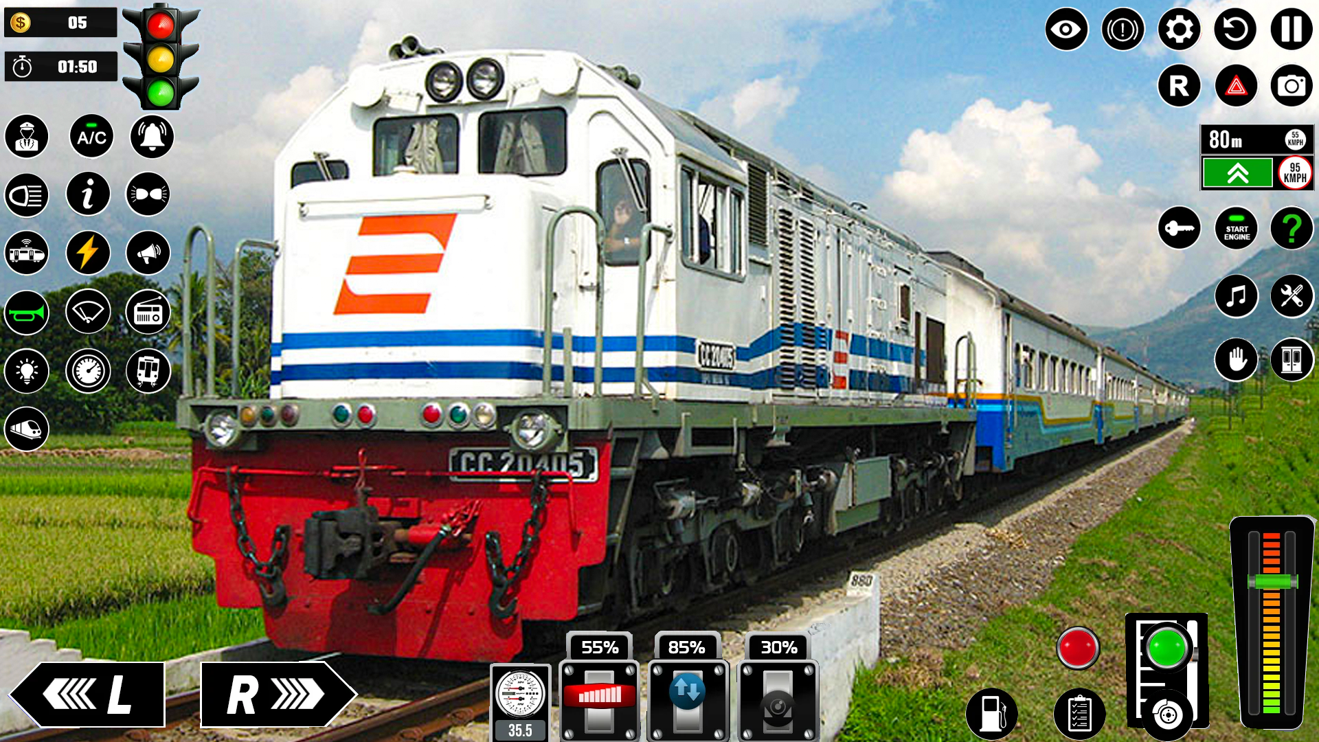اسکرین شات 4 بازی Real Train Simulator 3D Game