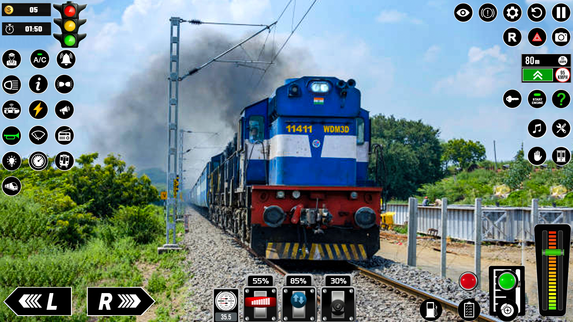 اسکرین شات 2 بازی Real Train Simulator 3D Game