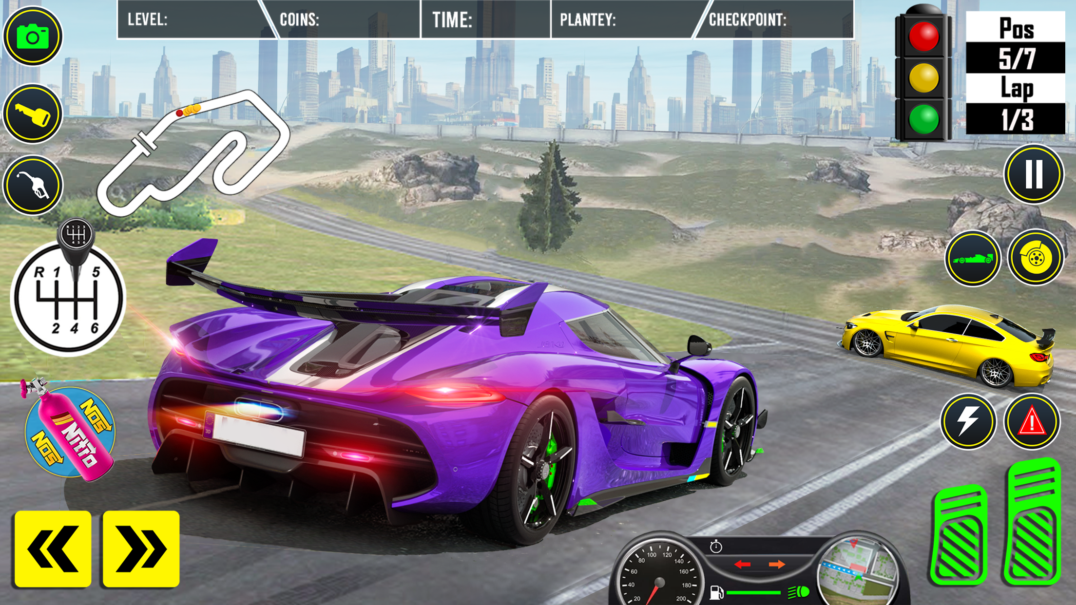 اسکرین شات 7 برنامه Crazy Car Transport Truck Game