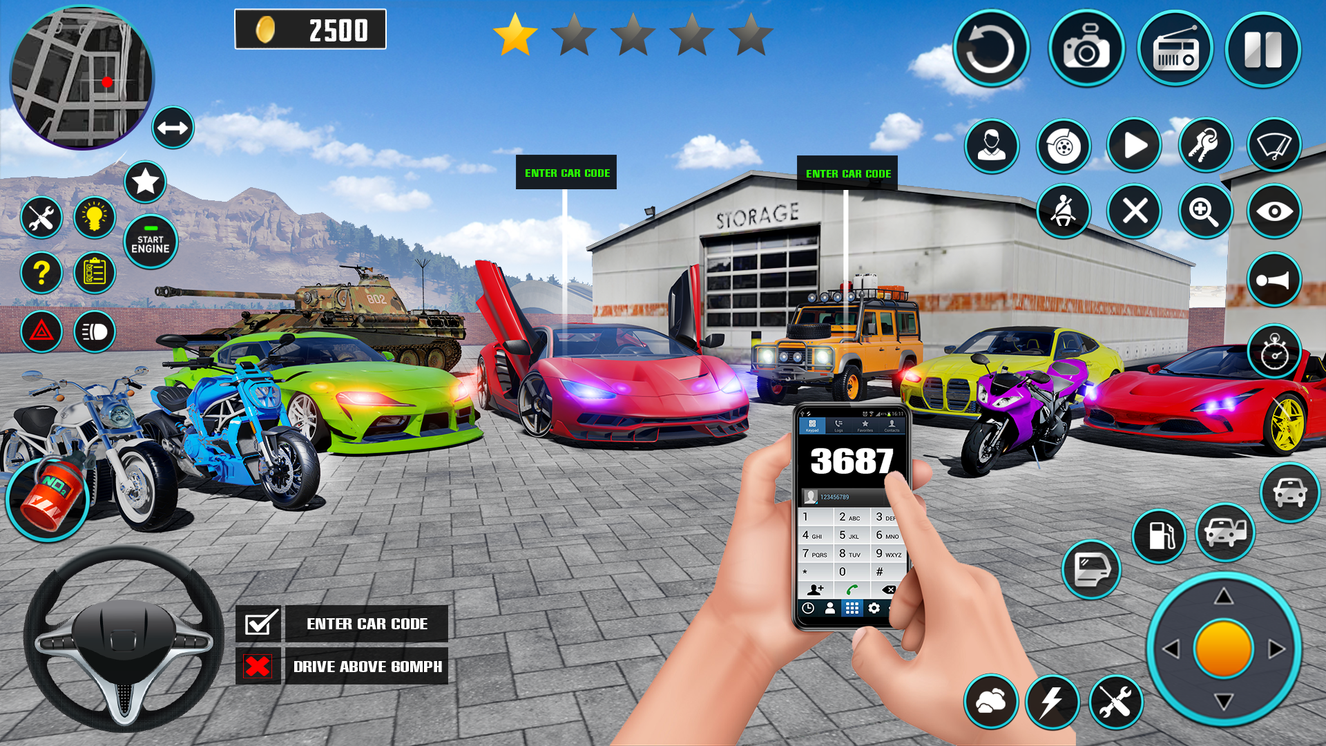 اسکرین شات 3 برنامه Crazy Car Transport Truck Game