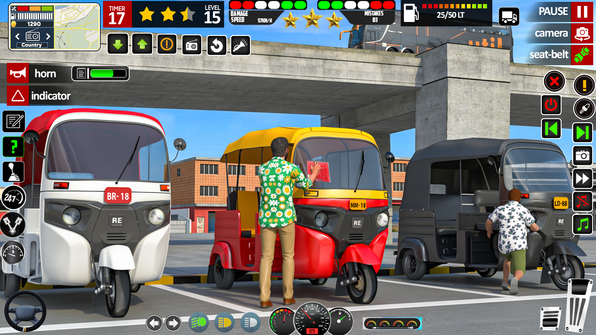 اسکرین شات 8 بازی TukTuk Rickshaw Driving Games