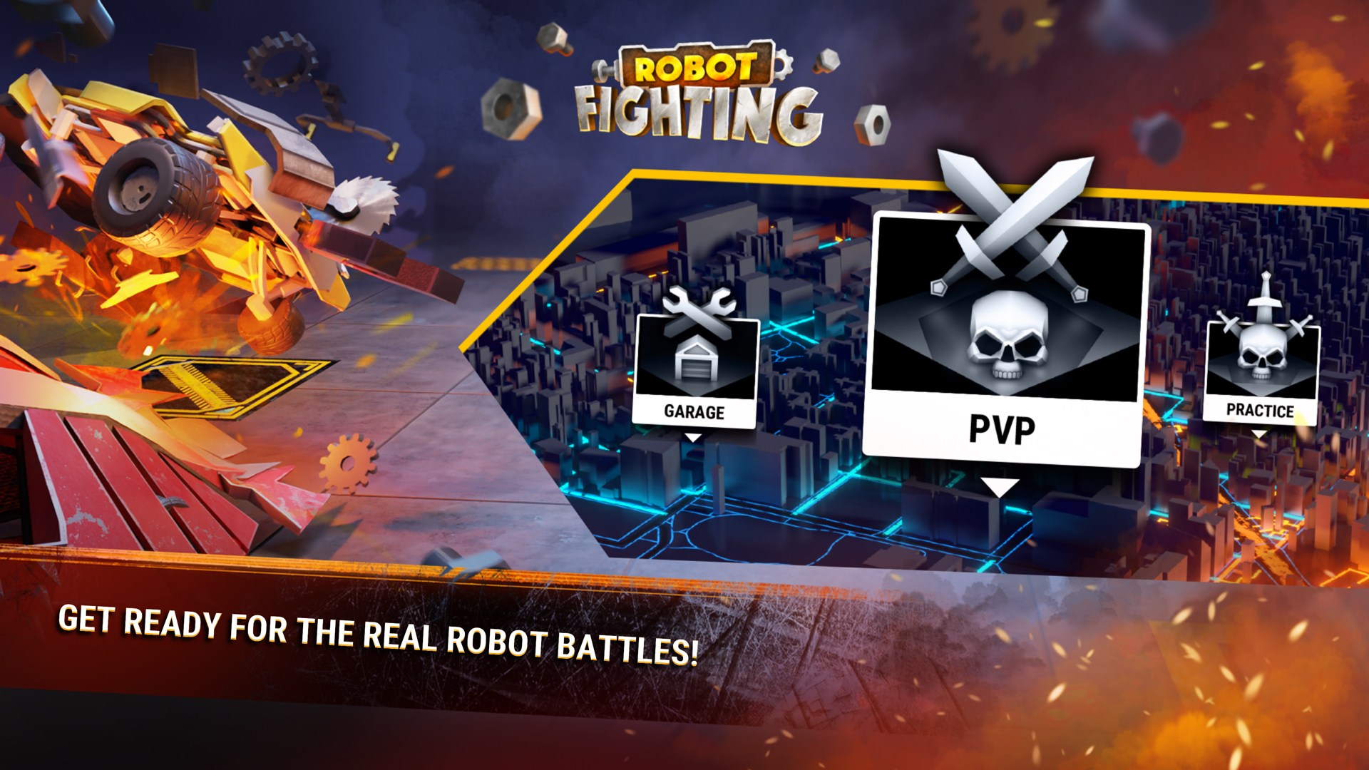 اسکرین شات 1 بازی Robot Fighting 2 - Minibots 3D