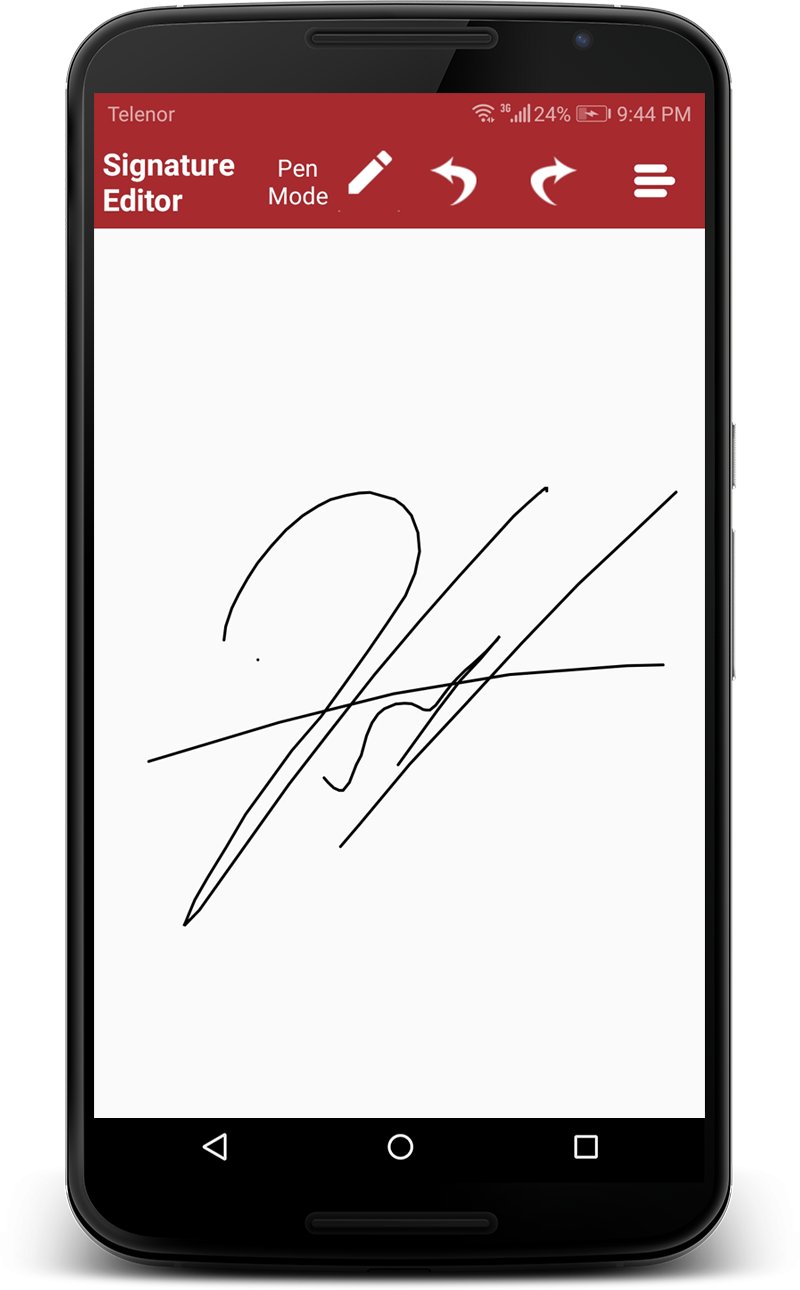 اسکرین شات 5 برنامه Real Signature Maker & Creator