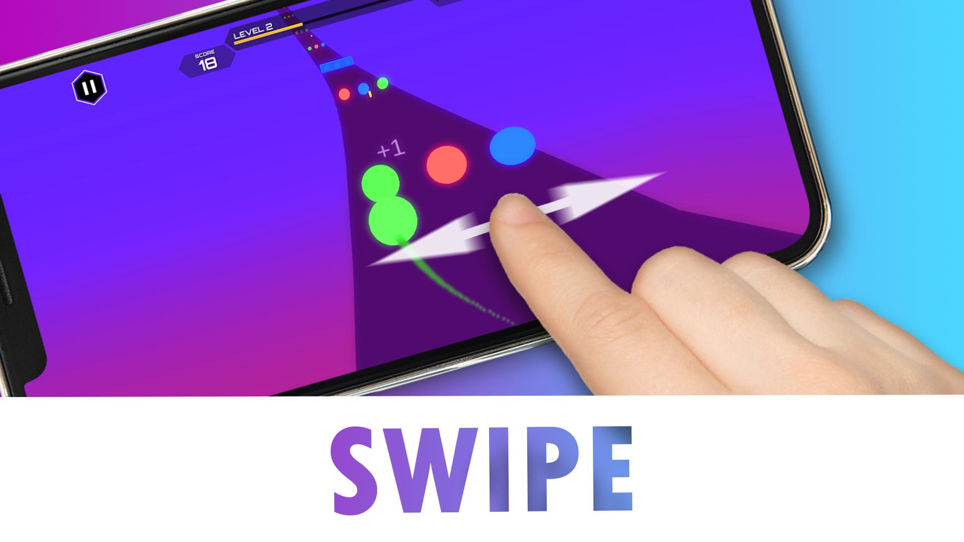 اسکرین شات 2 بازی Curvy Color Balls Gamepad