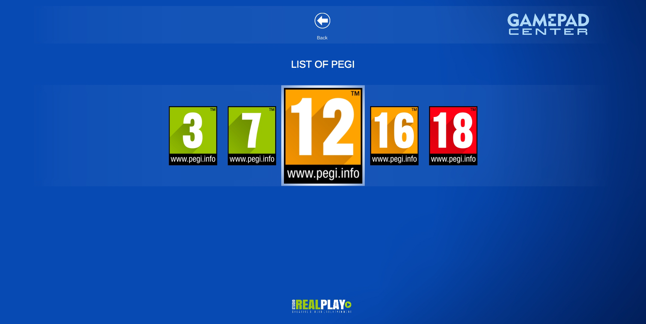 اسکرین شات 5 برنامه Gamepad Center