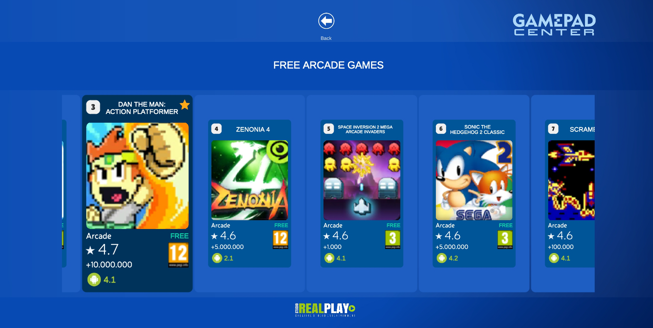 اسکرین شات 7 برنامه Gamepad Center