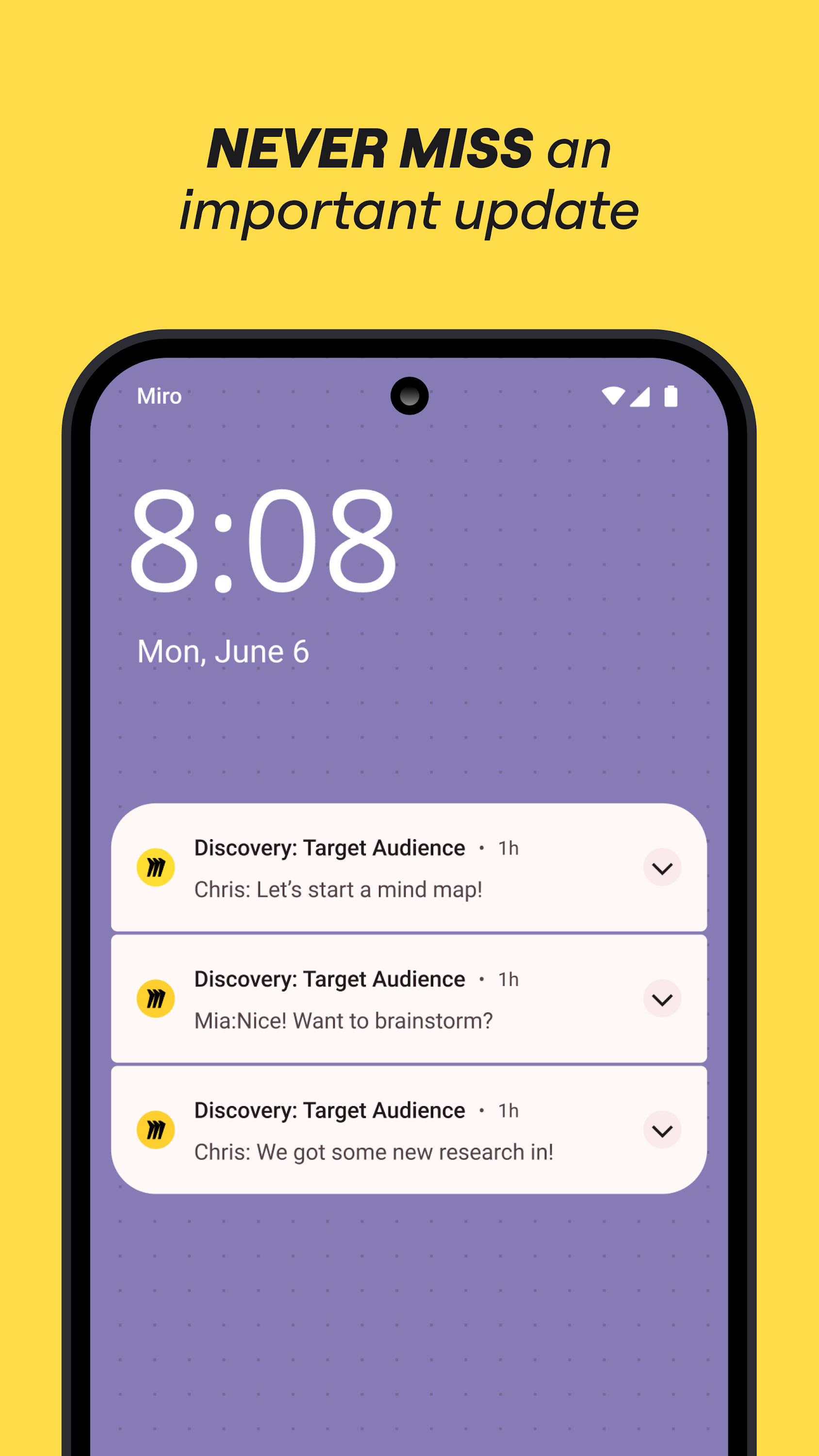 اسکرین شات 6 برنامه Miro: your visual workspace