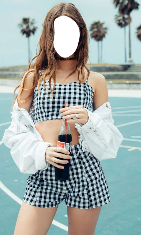 اسکرین شات 5 برنامه Women Shorts Outfit Photo Suit