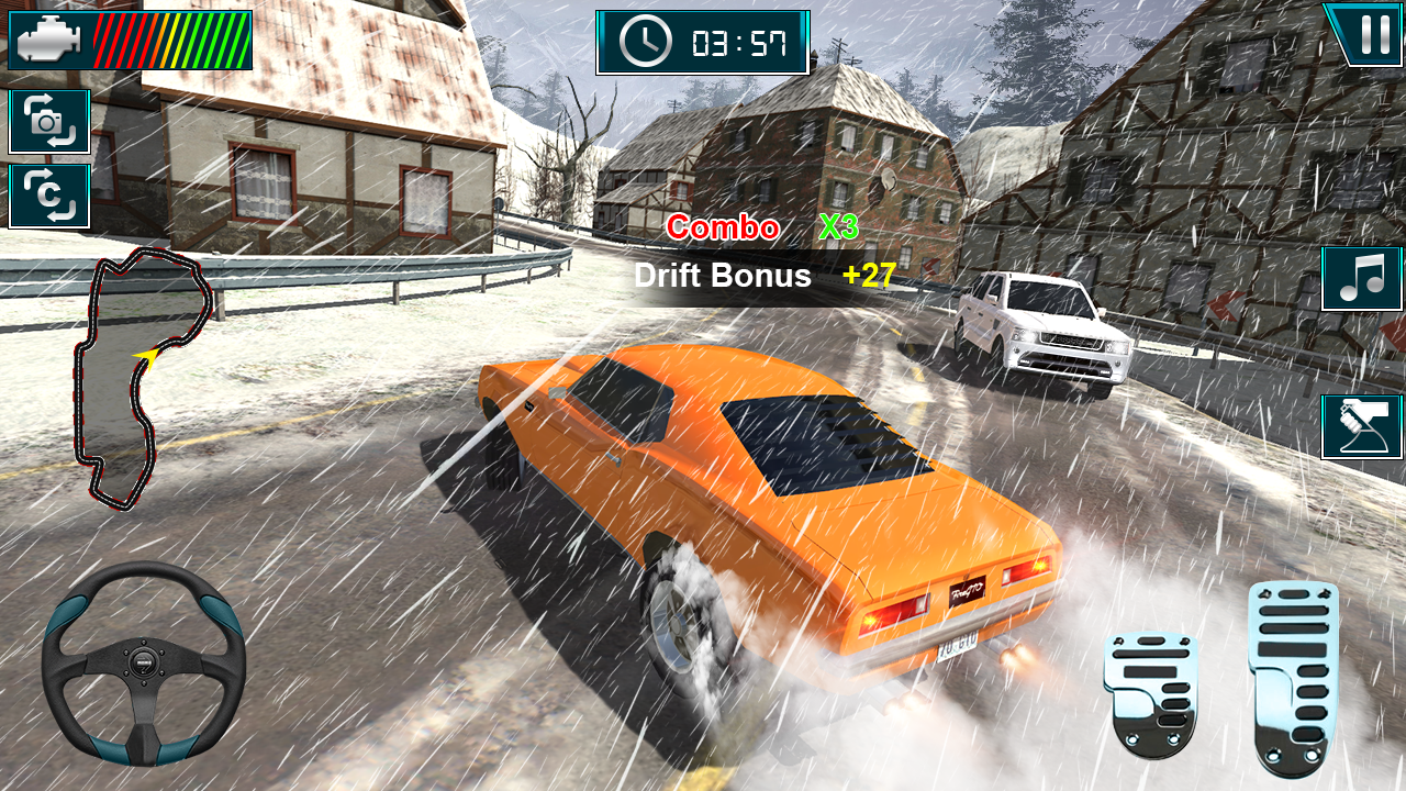 اسکرین شات 7 برنامه Snow Car Drift & Car Racing