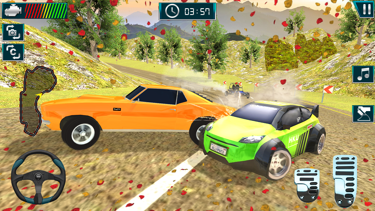اسکرین شات 5 برنامه Snow Car Drift & Car Racing