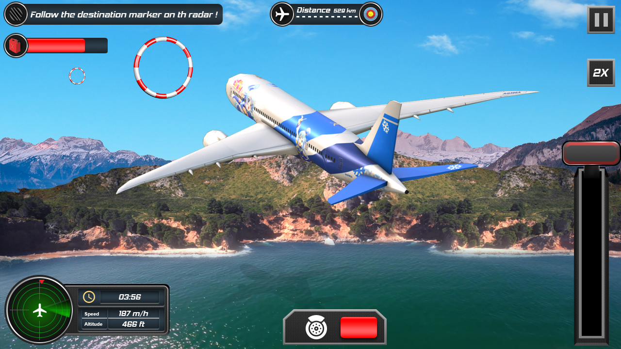 اسکرین شات 6 بازی Flight Simulator: Plane Games