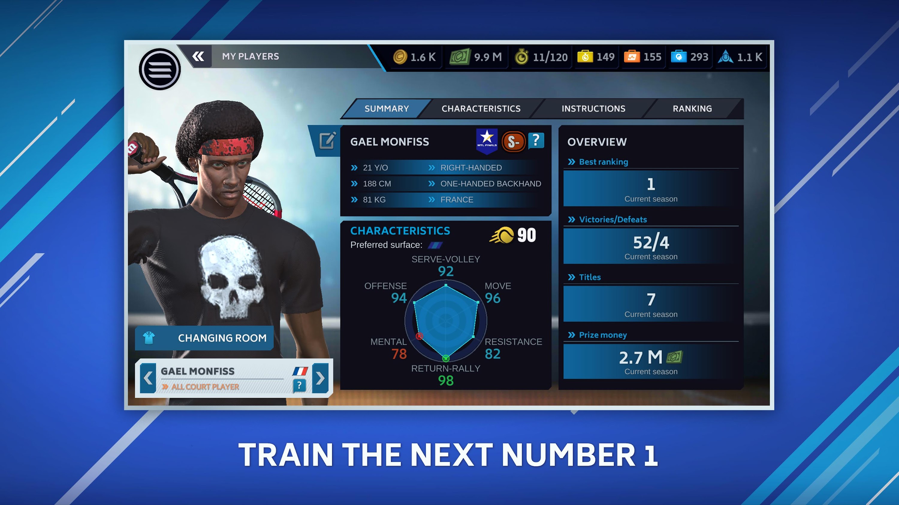 اسکرین شات 3 بازی Tennis Manager Mobile