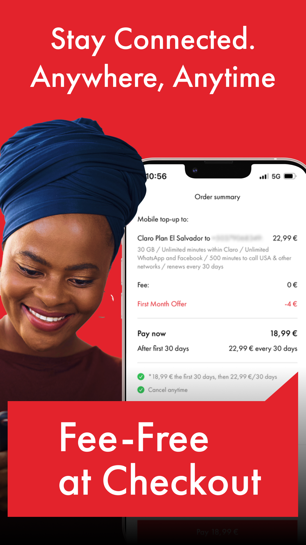 اسکرین شات 1 برنامه Rebtel: Recharges And Calls