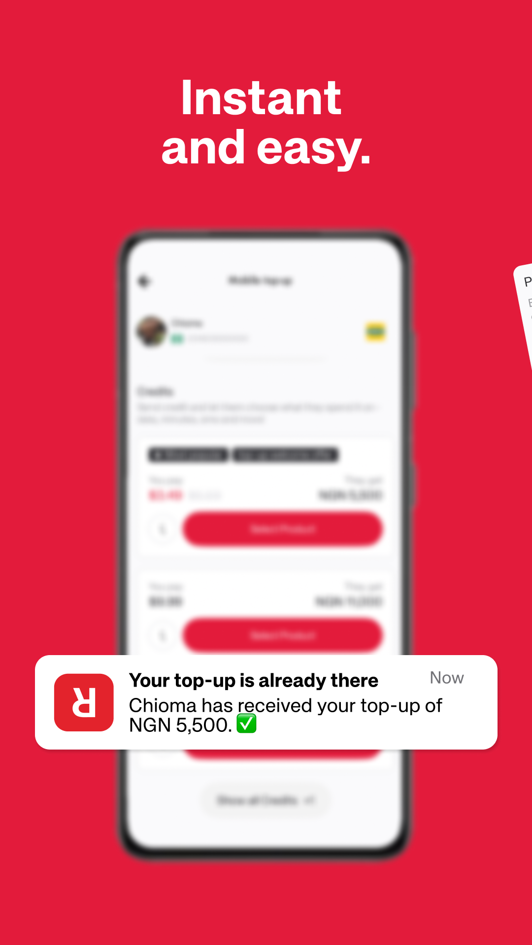 اسکرین شات 4 برنامه Rebtel: Recharges And Calls