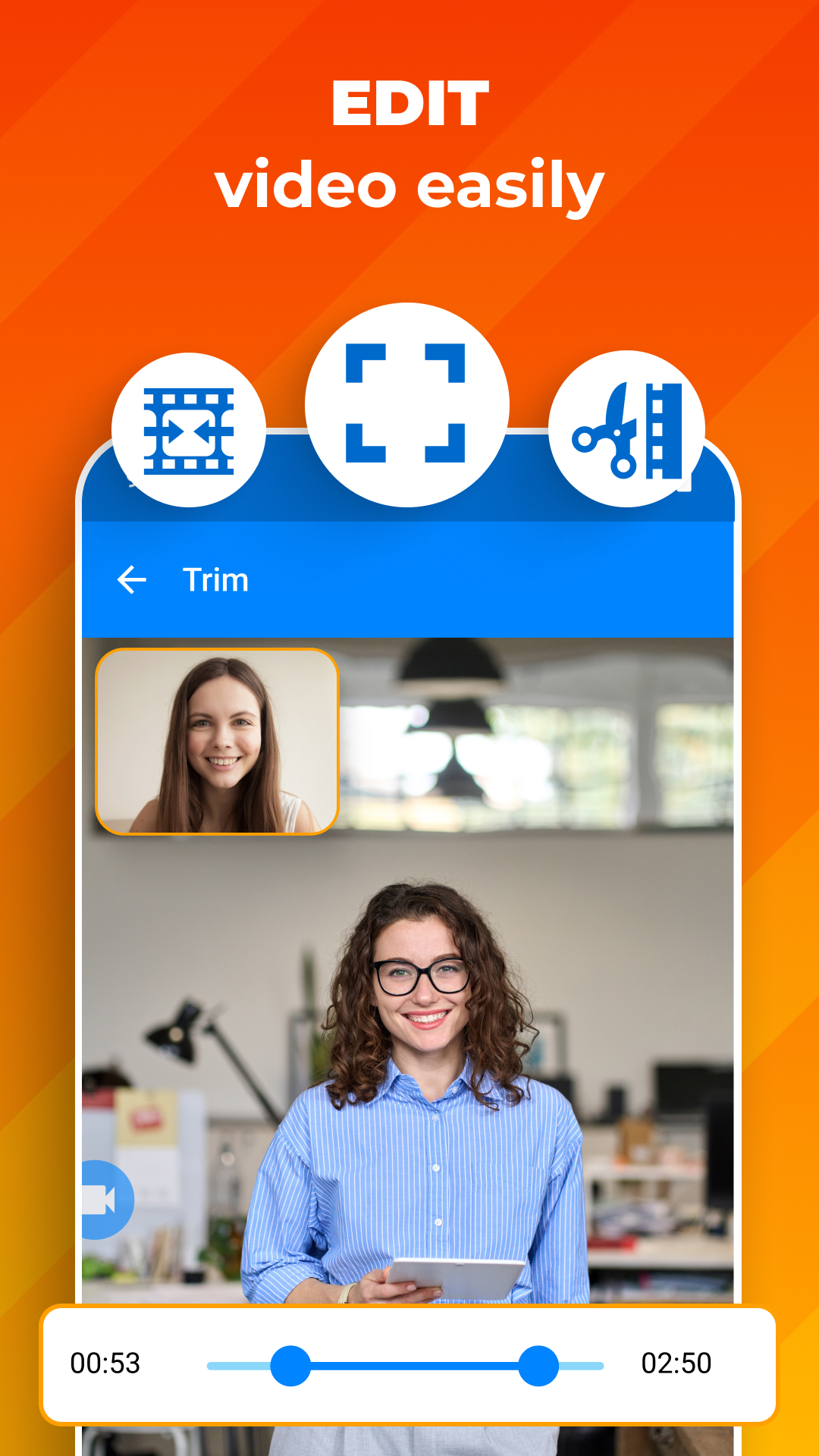 اسکرین شات 3 برنامه Screen Recorder: Facecam Audio