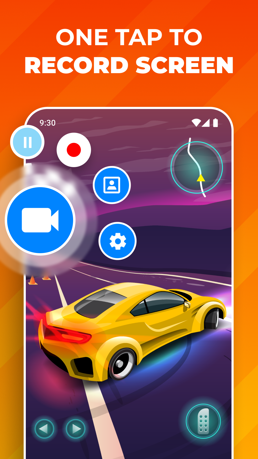 اسکرین شات 1 برنامه Screen Recorder: Facecam Audio