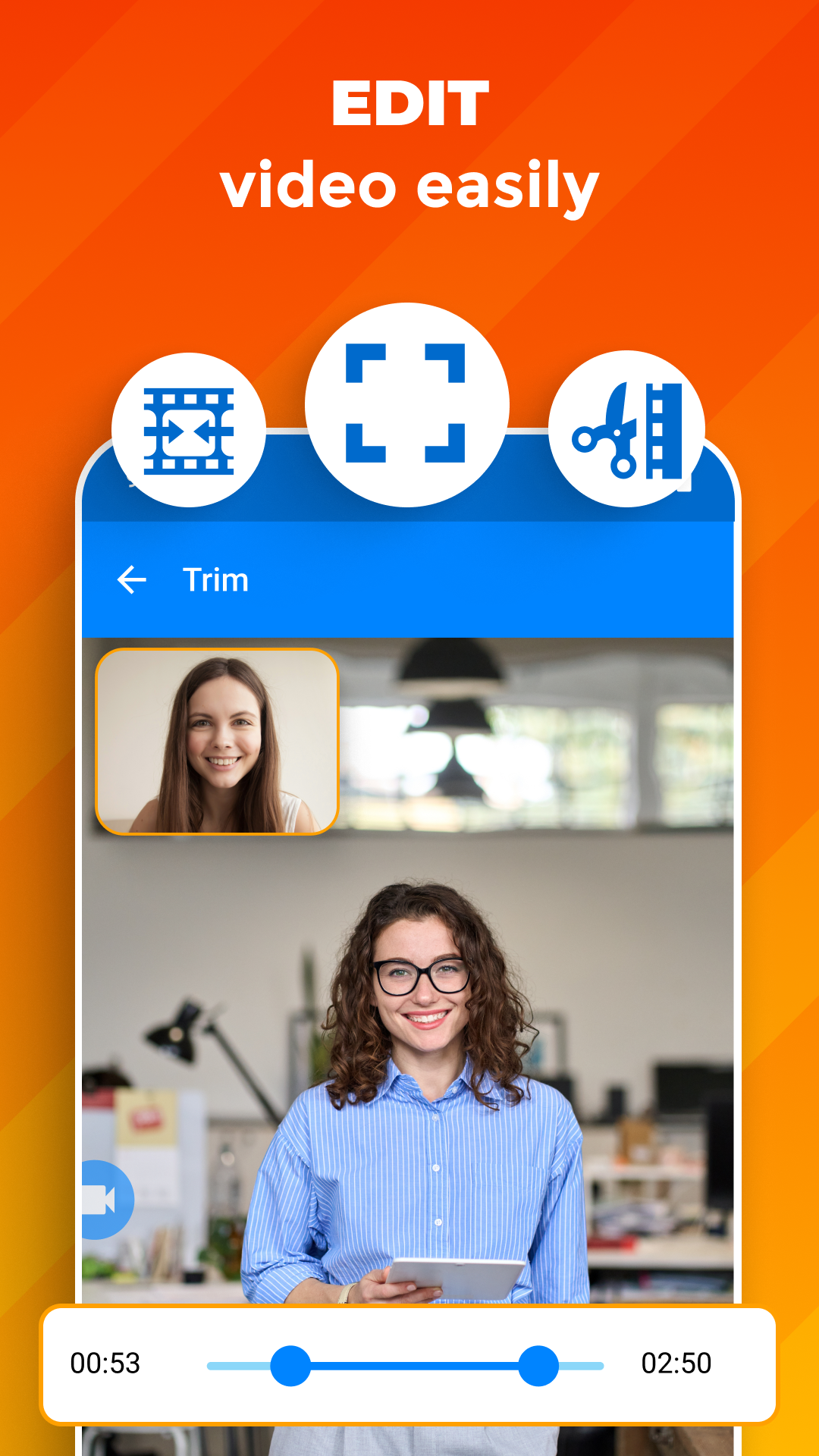 اسکرین شات 5 برنامه Screen Recorder: Facecam Audio
