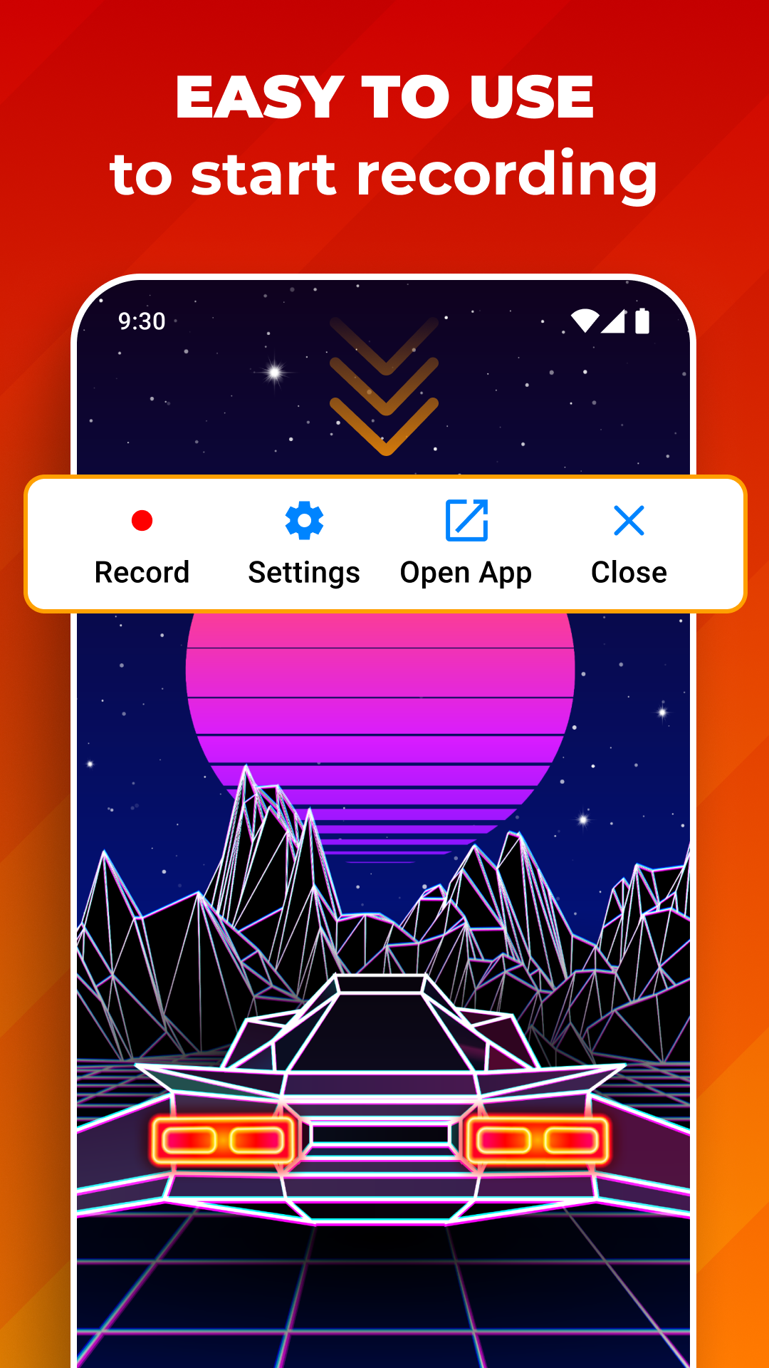 اسکرین شات 6 برنامه Screen Recorder: Facecam Audio