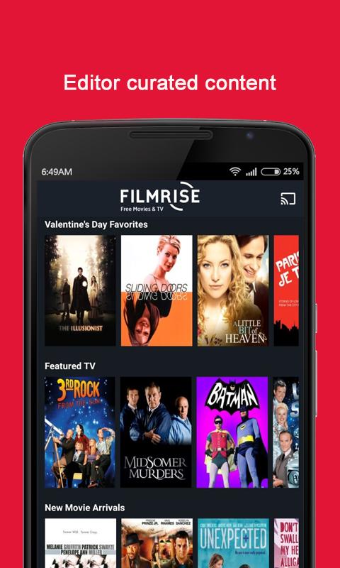 اسکرین شات 6 برنامه FilmRise - Movies and TV Shows