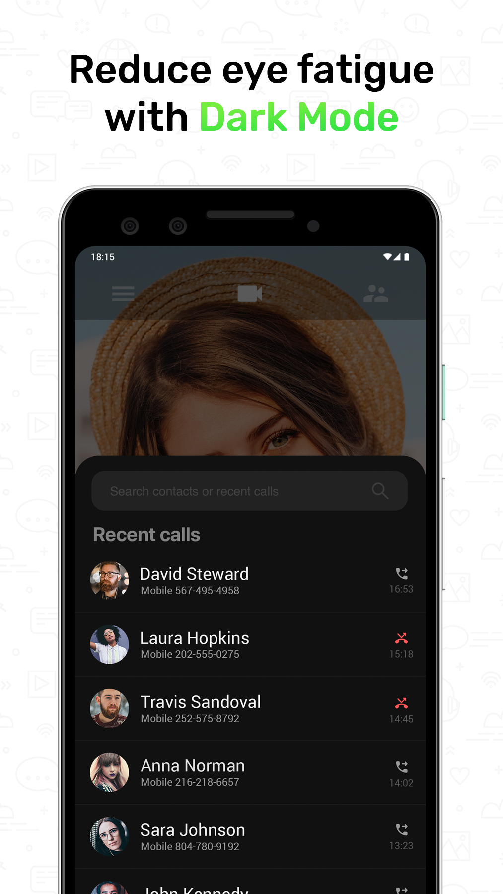 اسکرین شات 7 برنامه Video Call