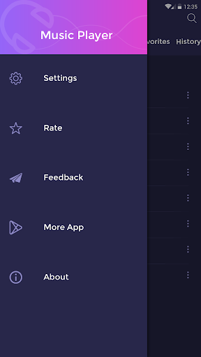 اسکرین شات 4 برنامه Music player - pro version