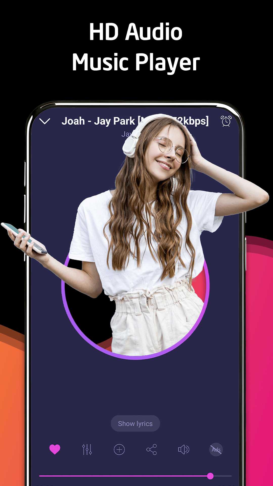 اسکرین شات 3 برنامه Music player - mp3 player