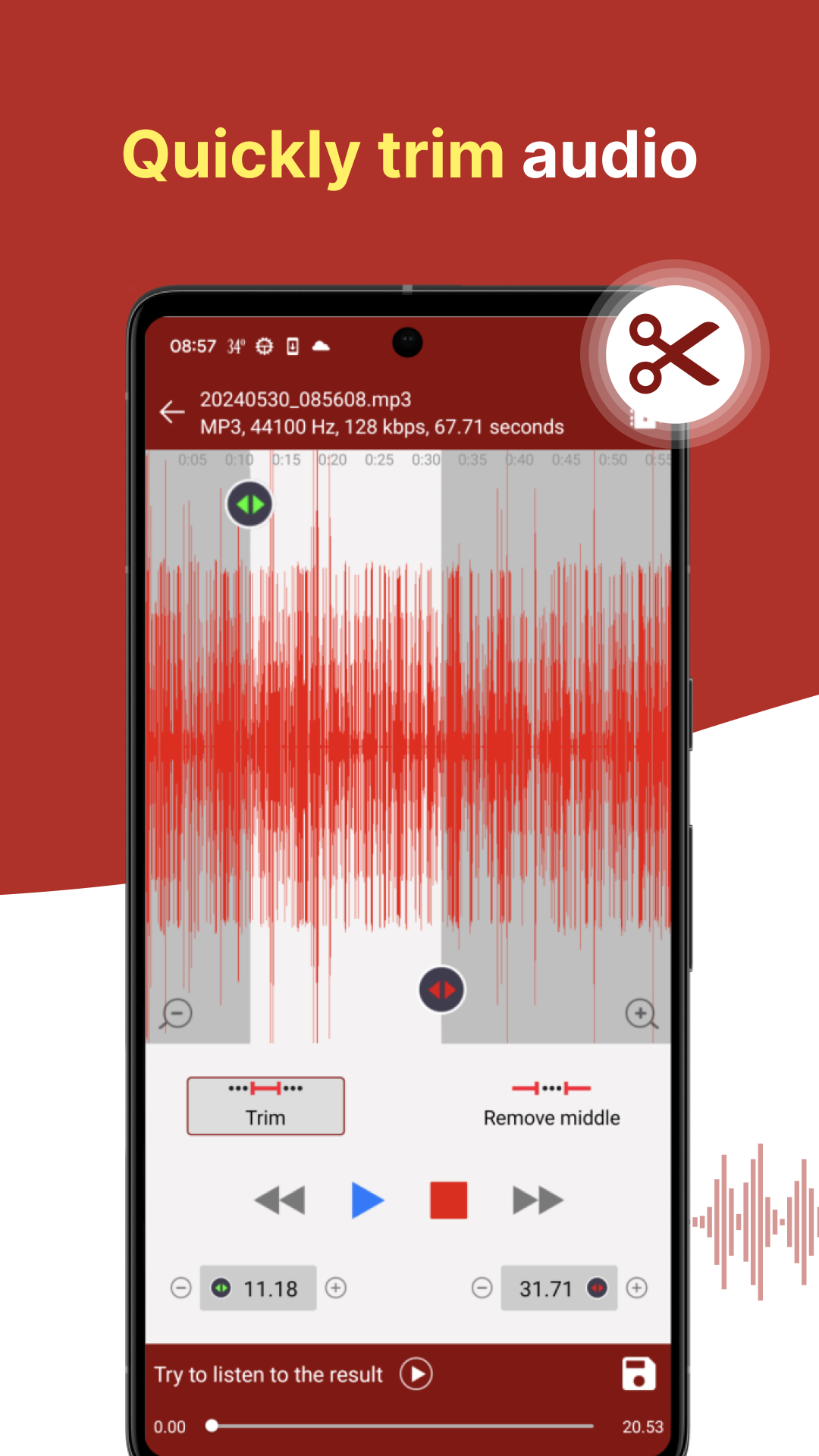 اسکرین شات 5 برنامه voice recorder - pro recorder