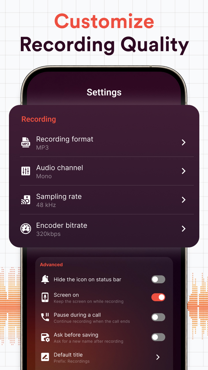 اسکرین شات 5 برنامه Voice Recorder, Voice Memos