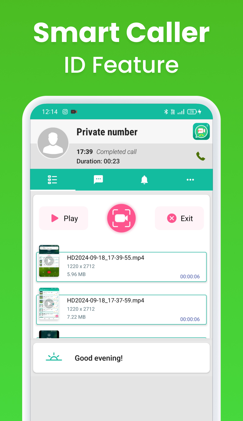 اسکرین شات 4 برنامه Video Call - Screen Recorder