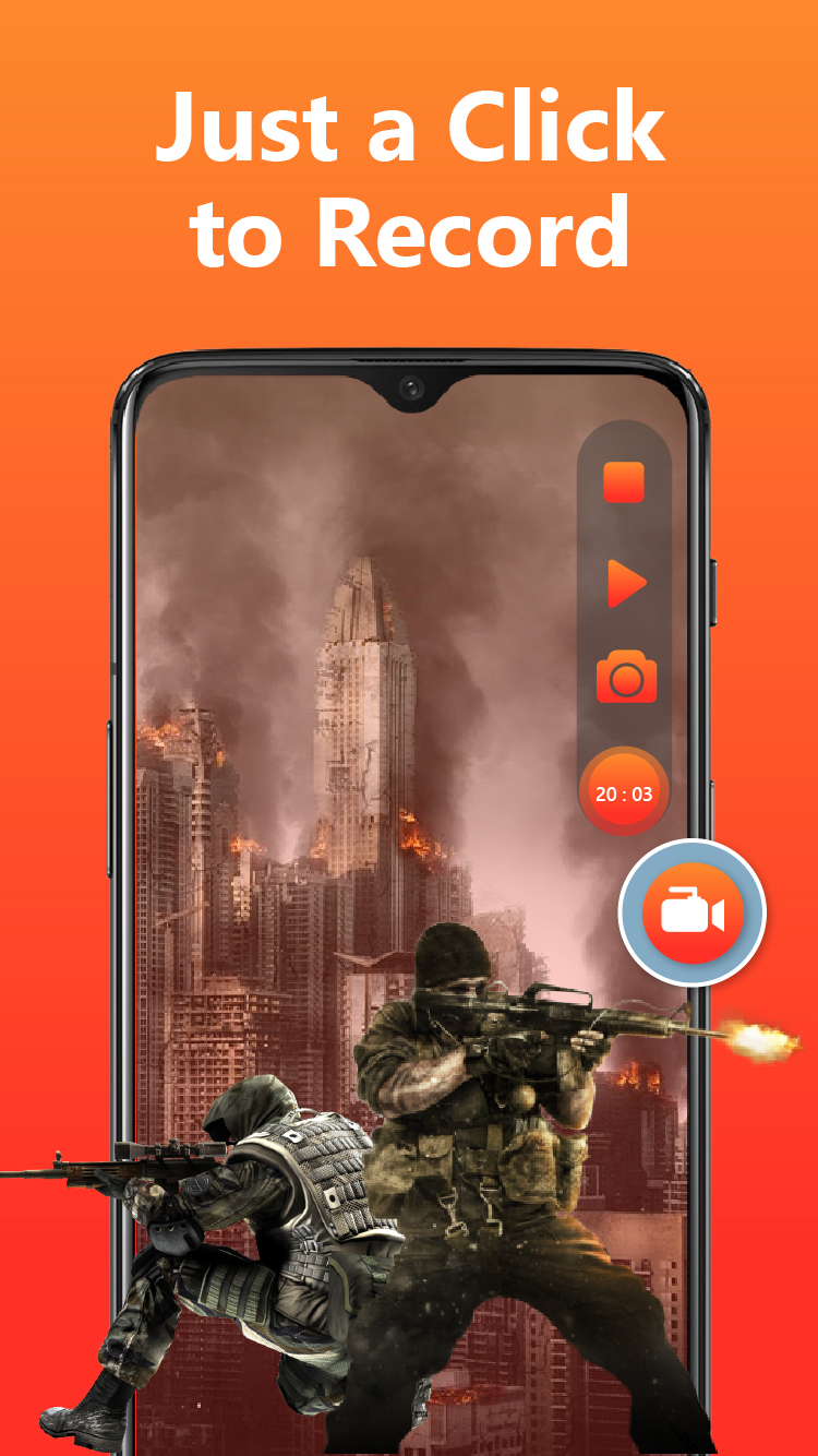 اسکرین شات 1 برنامه Screen Recorder Video Recorder