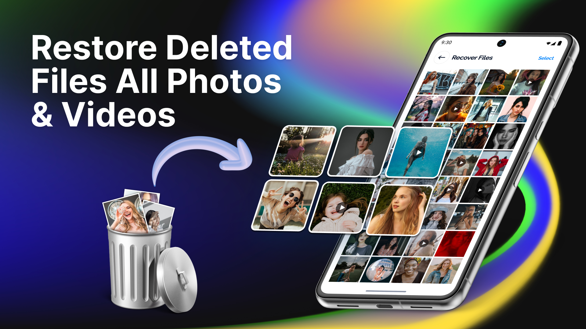 اسکرین شات 1 برنامه File Recovery - Photos, Videos