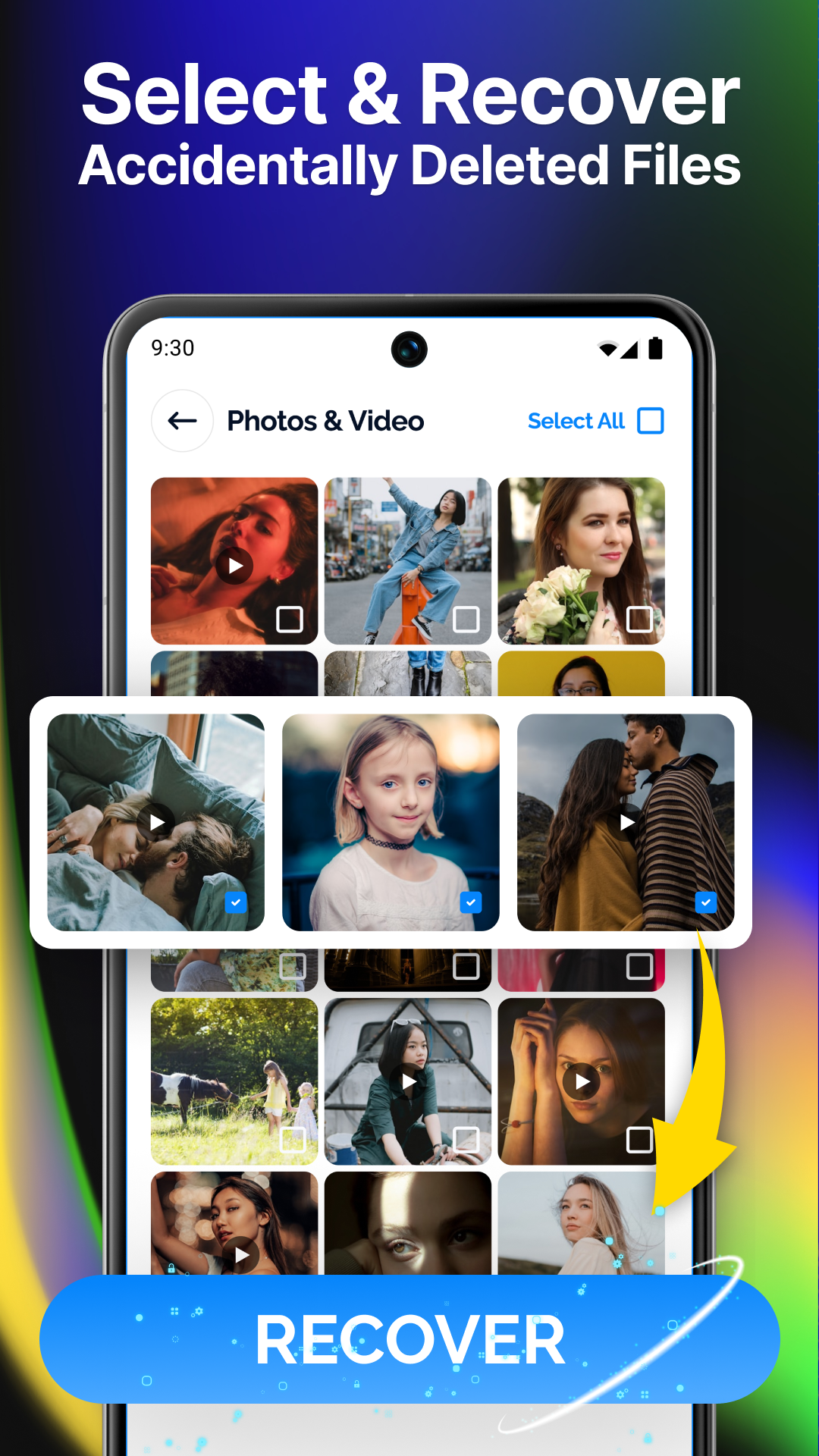 اسکرین شات 2 برنامه File Recovery - Photos, Videos