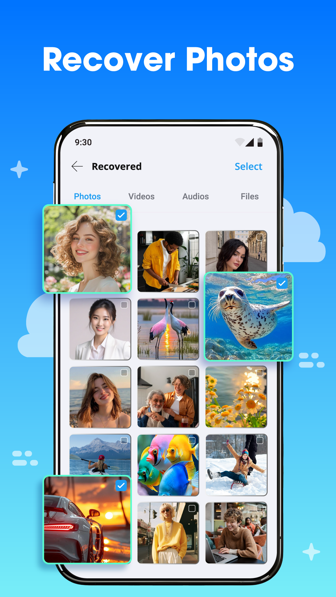 اسکرین شات 2 برنامه File Recovery: Photos Recovery